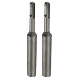 HARFINGTON 2pcs Plus SDS Ground Rod Driver 23/64" for 15/32" Ground Rods Driver Adapter Bits for Rotary Hammer Drill Tool 5.7" Long