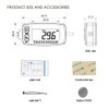 Jayron JR-HM032A Self Powered Digital Tach/Inductive/Maintenance/Waterproof/Backlit/Shutdown Hour Meter,Battery Replaceable,for Lawn