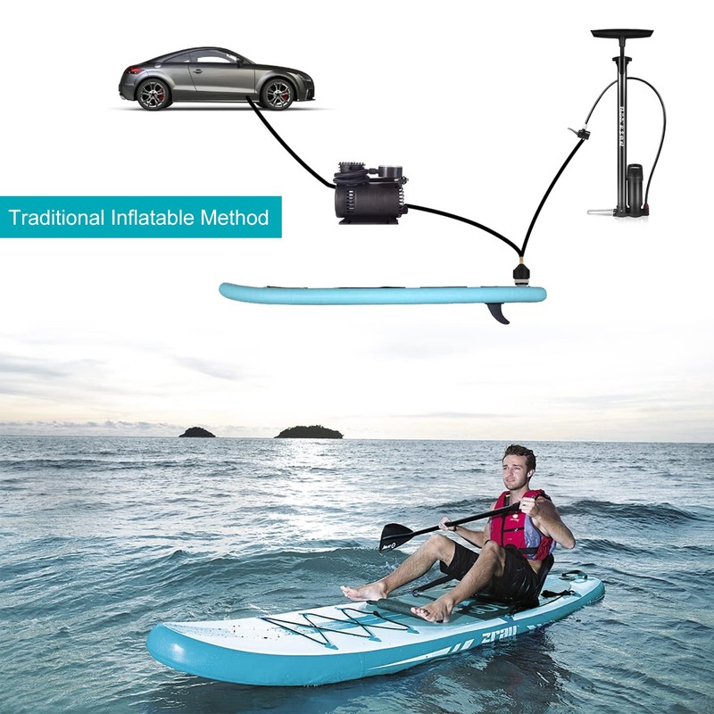 2 x Adaptor Sup Valve, Inflatable Pump Adapter for Kayaks,