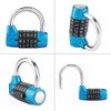 5 Digit Combination Padlock 5 Letter Word Lock Security Password