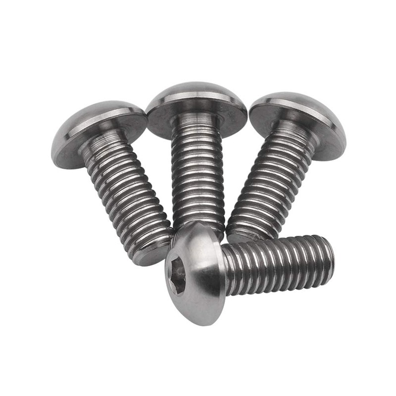 Ruifu Bicycle Bottle Cage Titanium Alloy Bolts ISO7380 M5x8mm M5x10mm