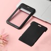 Yharnamite 4 Pcs Sliding ID Badge Holder with Clear Window