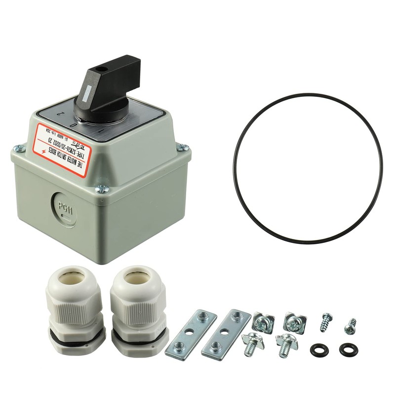SIGANDG Universal Rotary Switch SZW26-20/D202.2D with Main Switch Outer Box