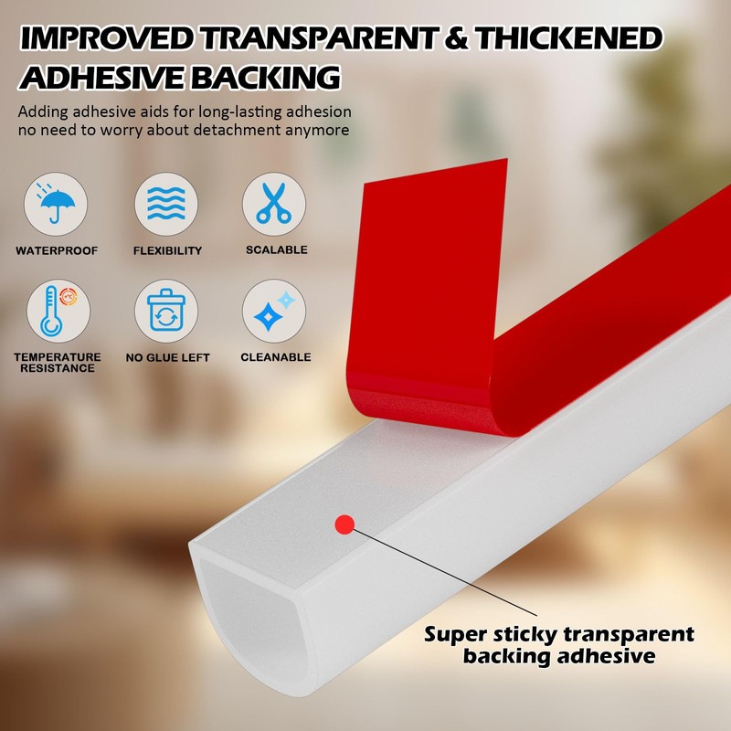 Bantie 40FT Weather Stripping Door Seal - Self Adhesive Weather
