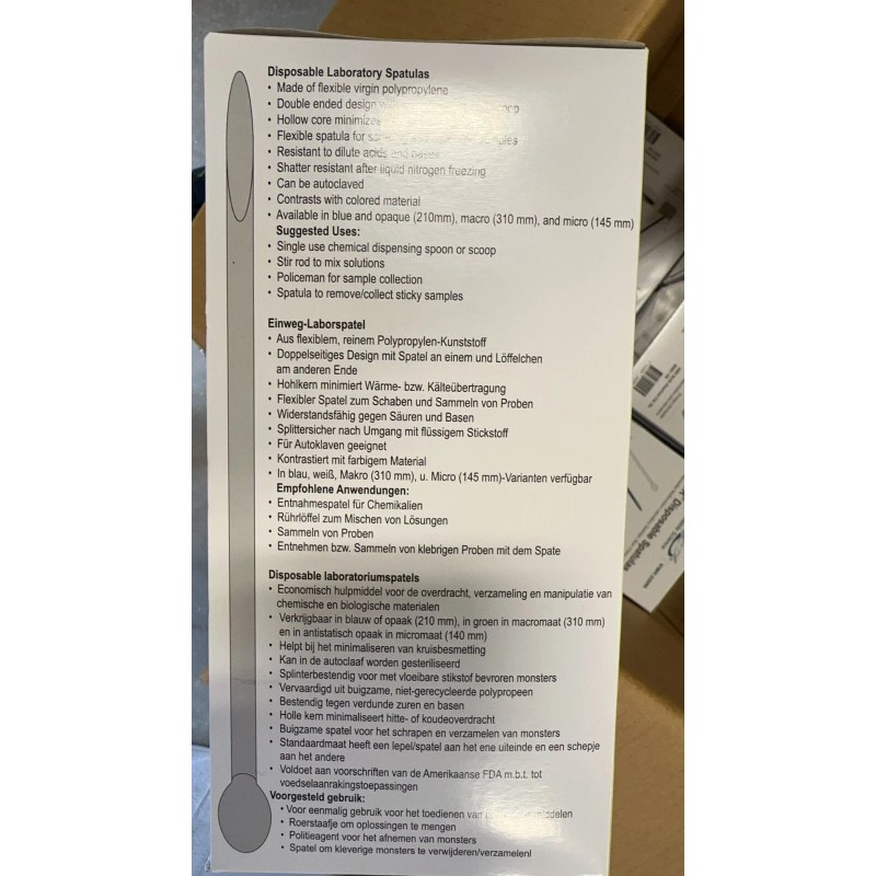 VWR Disposable Spatulas 80081-188 300/Pk