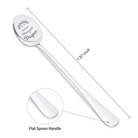 Tulolvae Mother's Day Gifts for Mum, 2 Pieces Coffee Spoons, Father's Day Gift for Dad, Easter Gifts for Mother Father, Gift for Parents for Easter, Birthday, Father's Day, Mother's Day, Christmas
