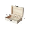 24-Pack Small Wood Box for Crafts 6"x4"x2" Unfinished Wooden Box