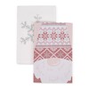 Ulster Weavers Cotton and Linen Tea Towels Christmas Gnomes (Pink,