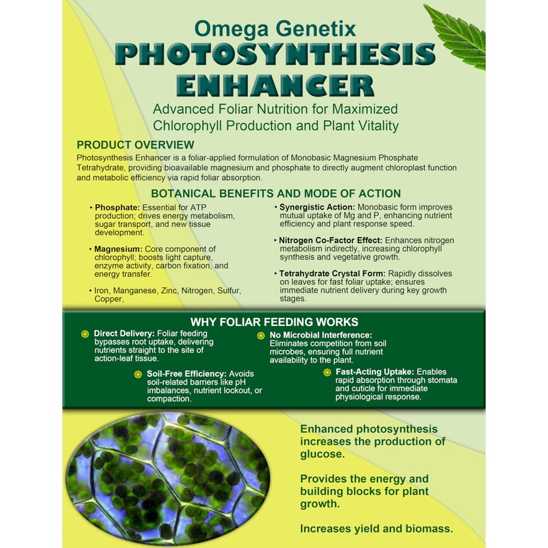Photosynthesis Enhancer Foliar Spray