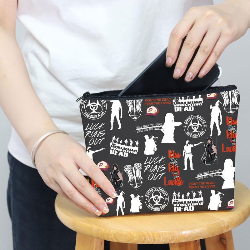 Walking Dead Cosmetic Bag TWD Merch TWD Fans Gift Zombie