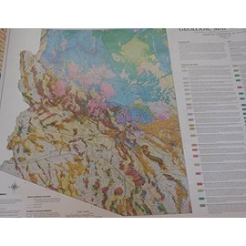 Geologic Map of Arizona 39"x27"
