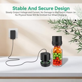 FITE ON USB Charger Compatible with Compatible with OXLIMKEE Electric Mason Jar Vacuum Sealer, Mini Bag Sealer Power Charging Cable, Replacement Canning Vacuum Sealer Power Supply Adapter Cord