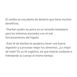 Therbal Te de Cardon con boldo manzanilla salvia anis verde hierbabuena 25 tea bags