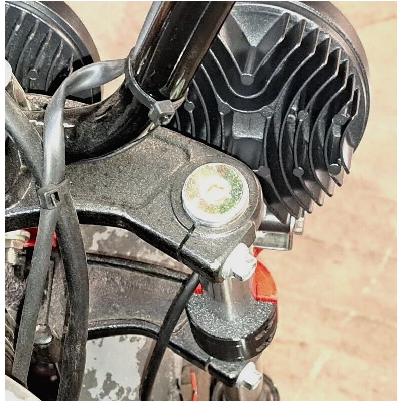 Coleman Mini Bike LED Headlight Bracket Pair Fork Mount
