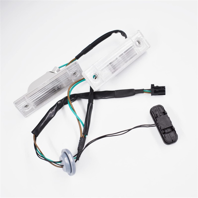 Rear Trunk Release Switch with Licence Plate Lamp Replacement for