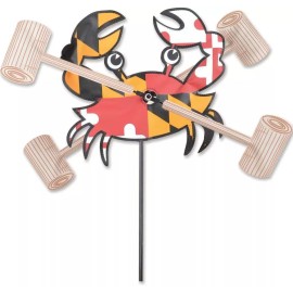 Premier Kites 12" MARYLAND CRAB Whirligig Wind Spinner -Yard Stake by Premier Kites