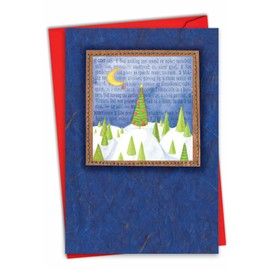 1725 'Silent Defined' - Funny Merry Christmas Greeting Card with 5" x 7" Envelope by NobleWorks