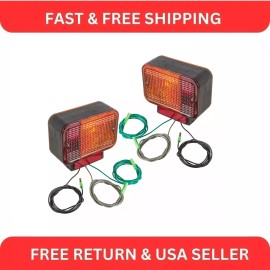 Caltric Left and Right Taillight Assembly fits John Deere 2027R 2305 2320 2520 2720
