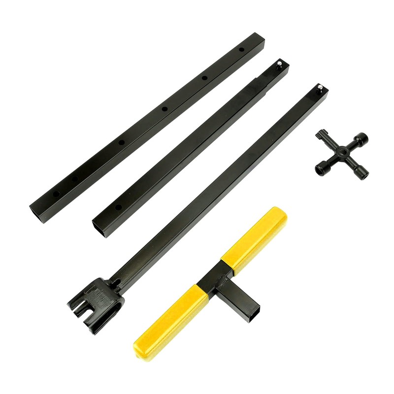 Water Meter Key, 37.4 Inch Multifunctional Shut Off Tool with