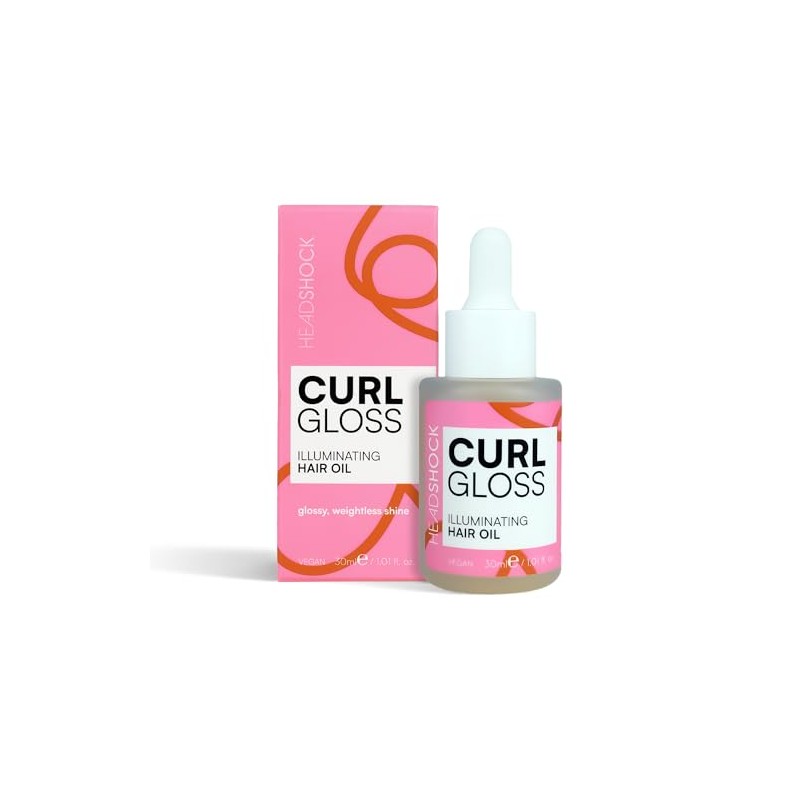 Headshock Curl Gloss Illuminating Hair Oil |30ml