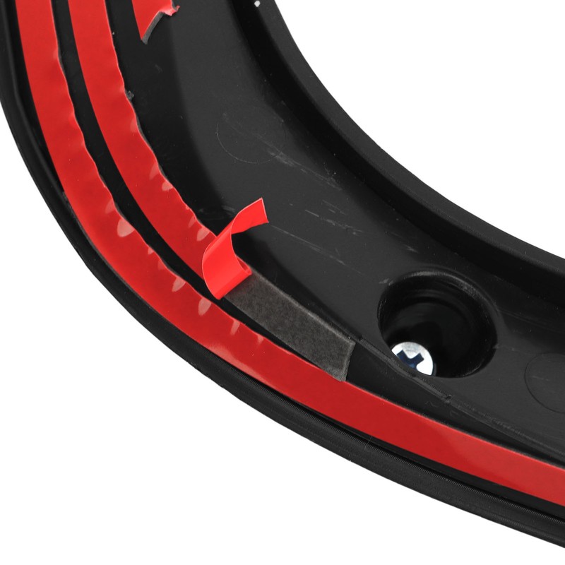 Front Bumper Wind Knife Fin Car Gloss Black Fog Light