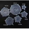 Silicone Stretch Lids 6-Pack – Reusable Food Covers for Bowls,