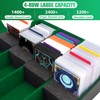 AOBOPLE 2400+ Trading Card Storage Box,4 Rows Card Deck Case