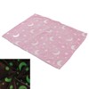 1.5x2m Luminous Blanket Double Side Flannel Star Moon Design Soft