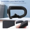 Compatible with VR Oculus Quest 2 Accessories, Breathable Foam Face