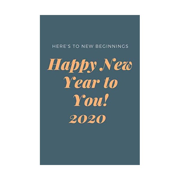 Happy New Year: Blank Lined Notebook to Write In /