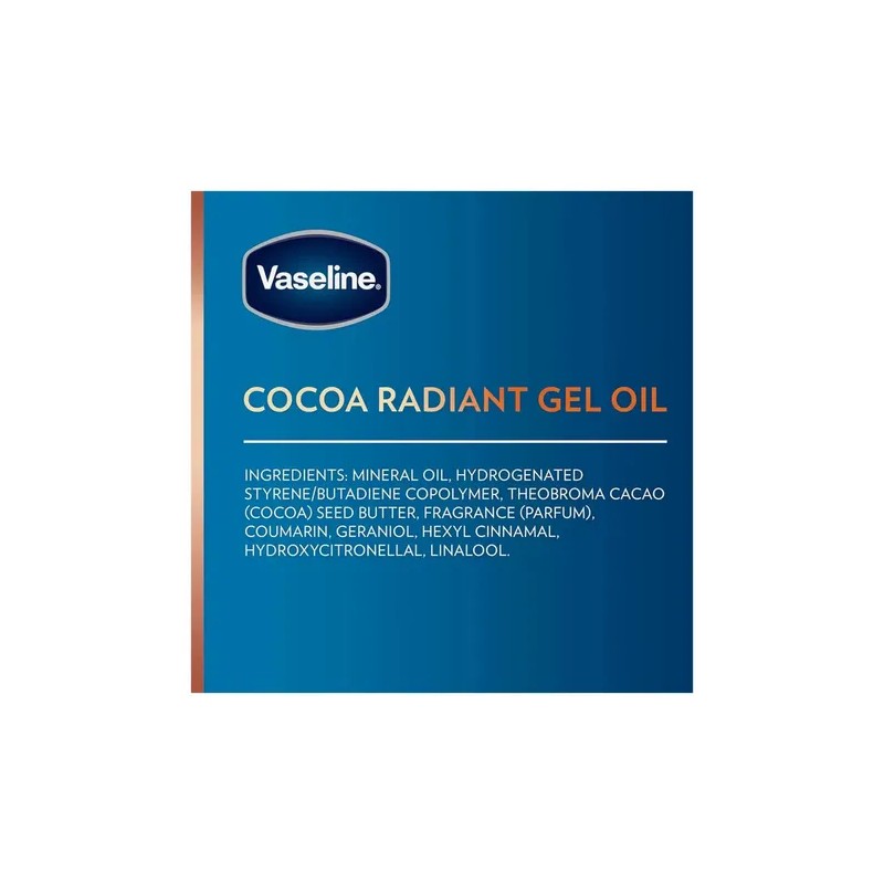 Vaseline Cocoa Radiant Body Oil Humectante Corporal 200ml