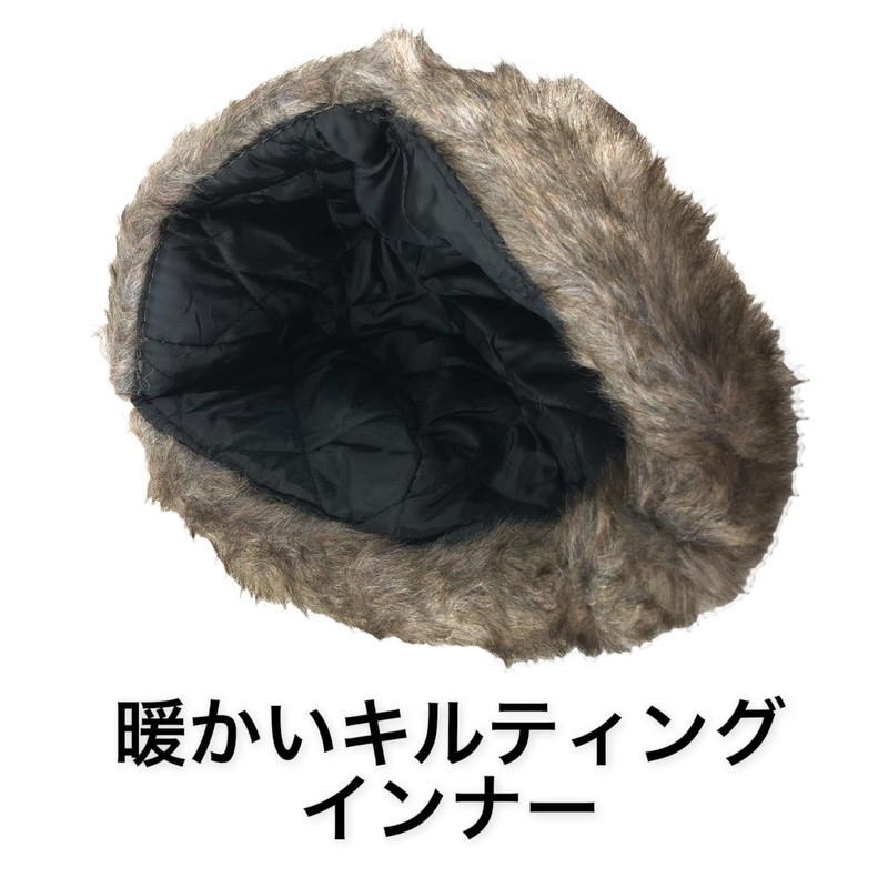 Wagma Products Men's Flight Cap, Pilot Cap, Russian Hat, black