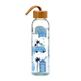 Puckator Idefix (Dogmatix) Pop Asterix Top 350ml Shatterproof Children's Bottle - Reusable Insulated Active Water Bottle Flask For Girls And Boys With A Carry Handle & Straw - For School Nursery