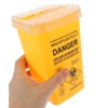 TOVINANNA Sharps Container, Waste Sharps Container for Home Use, Needle