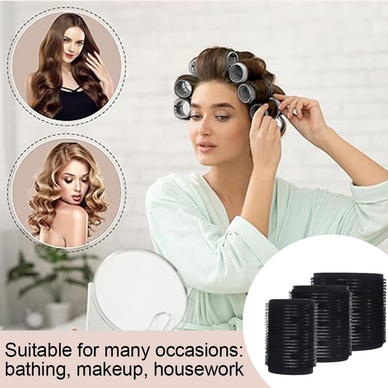 XUZOPIM 8 Pieces Curler Hair Rollers Ceramic Hair Rollers for