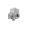 sourcing map 1/4"-20 T-nut 25pcs 304 Stainless Steel 4 Pronged