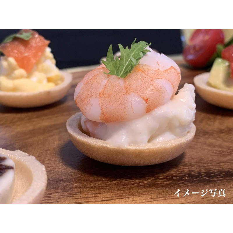 [Monaka Wafers] Round Bite-Size, 100 Pieces (Taneraku)