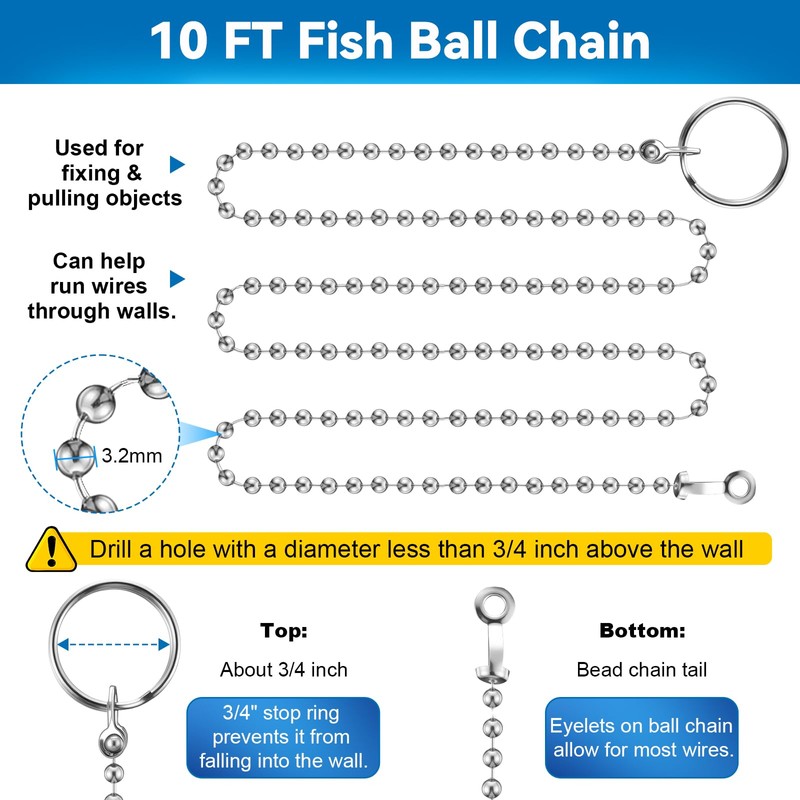 Feekoon Wet Noodle & Retriever Flexible Magnetic Pickup Tool, Bead