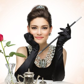 Shappy 24 Pcs 12.99 Inches Plastic Wand Black and White Spell Casting Stick for Wizard Witch ian Costume Party Favors Birthday Games Kit