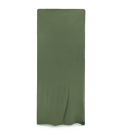 Alephnull Fleece Sleeping Bag Fleece Blanket Hiking Camping (180 x 80 cm, Army Green)