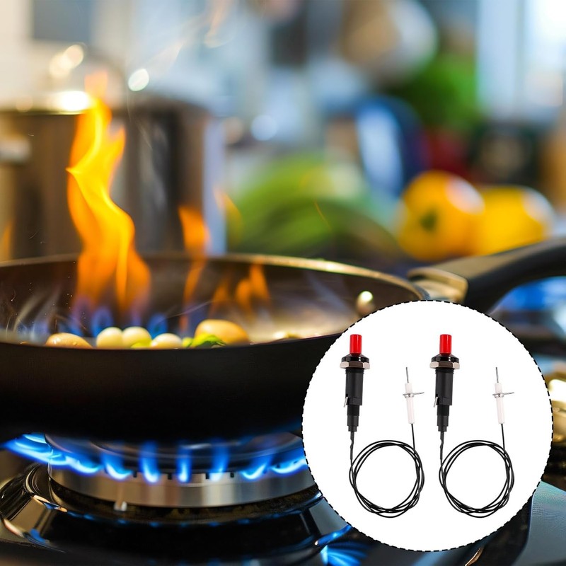 2 Pack Piezo Spark Igniter Kit - Universal BBQ Grill