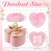 Honeydak 4 Pcs Body Powder Puff and Container 3.15 Inch