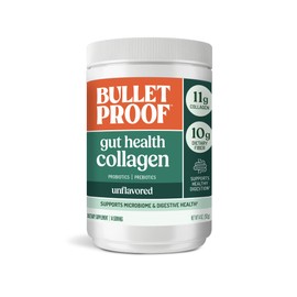 Bulletproof Unflavored Gut Health Collagen Protein, 14 Ounces, 10g Grass-Fed Collagen Peptides for Gut, Skin, Bone and Joint Support, Packaging May Vary