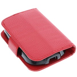 foto-kontor Case Compatible with Abbott Freestyle Libre 2 Case Book Style Red Protective Book
