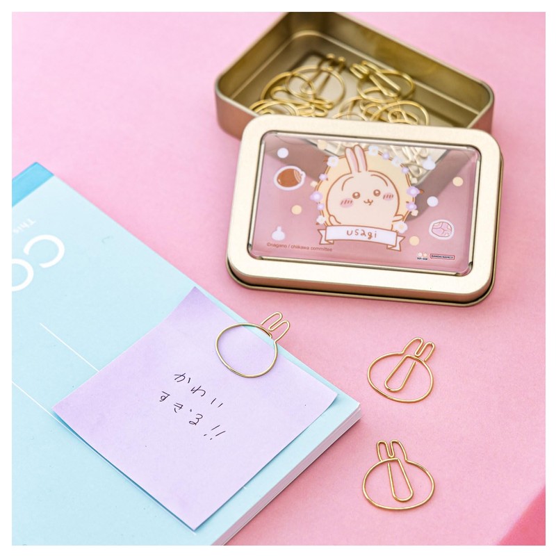 Sunstar Stationery S3625176 Chiikawa Clip, Case Included, Bunny,