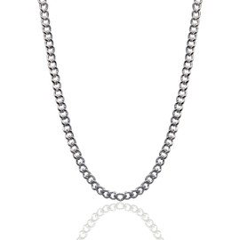 Madonna Litta Diamond Cut 925 Sterling Silver Chain Braided Rope Chain Excellent Luster Italian Silver Necklace Chain for Women Men Durable 3mm Size 16,18, 20, 22, 24 Inches, 16 inches, Sterling Silver, No Gemstone