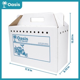 Disposable Cardboard Pet Carrier 12/Case | Study Corrugated Cardboard Carrier