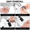360° Swivel Tap Attachment, M22/M24 Rotating Water Saver with 2