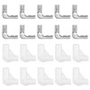 ECSiNG 50PCS 2.8mm Crimp Terminal Spade Connector 90° Angled with