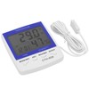 CTH‑609 Digital Thermometer Hygrometer Wall Mounted Temperature Humidity Meter for